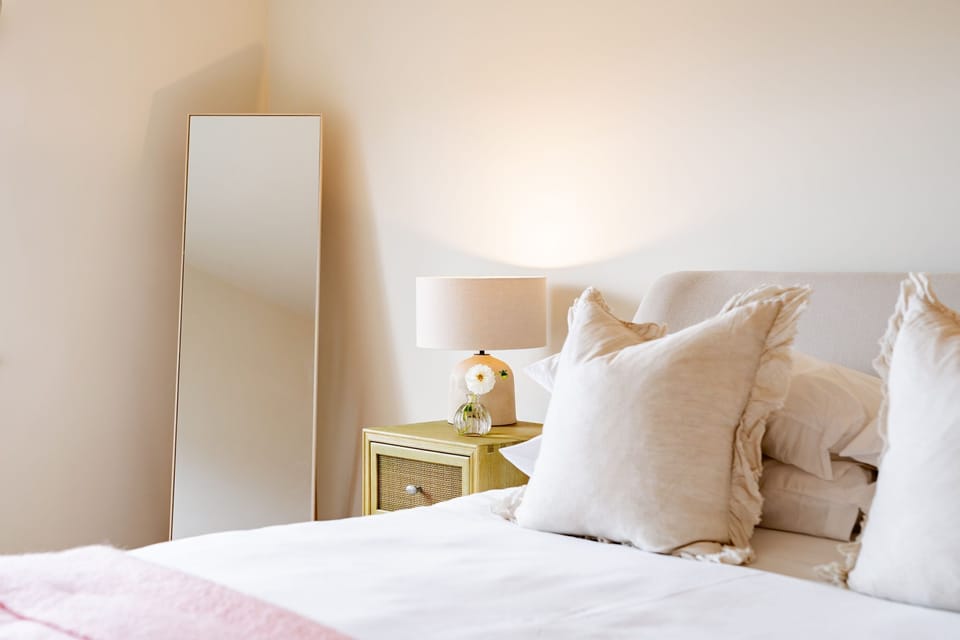 Bedroom at 1 Hedgerows, Watergate Bay, Cornwall, self catering with Beach Retreats.