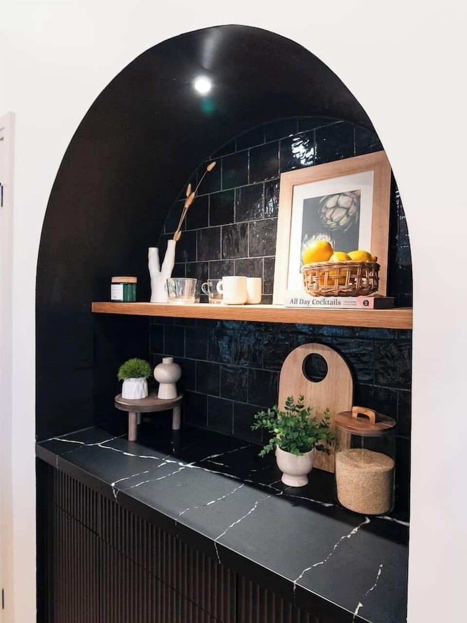this is the coffee bar - not feature (but we do have it) is our ninja coffee machine