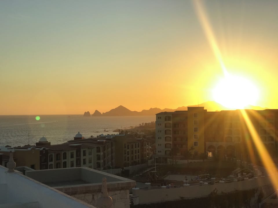 Sunset from Vista Encantada rooftop