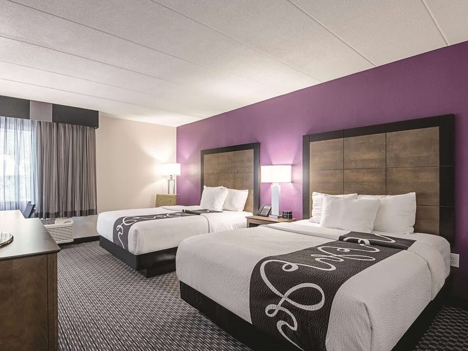 Stretch out in a bright, spacious room with two beds.