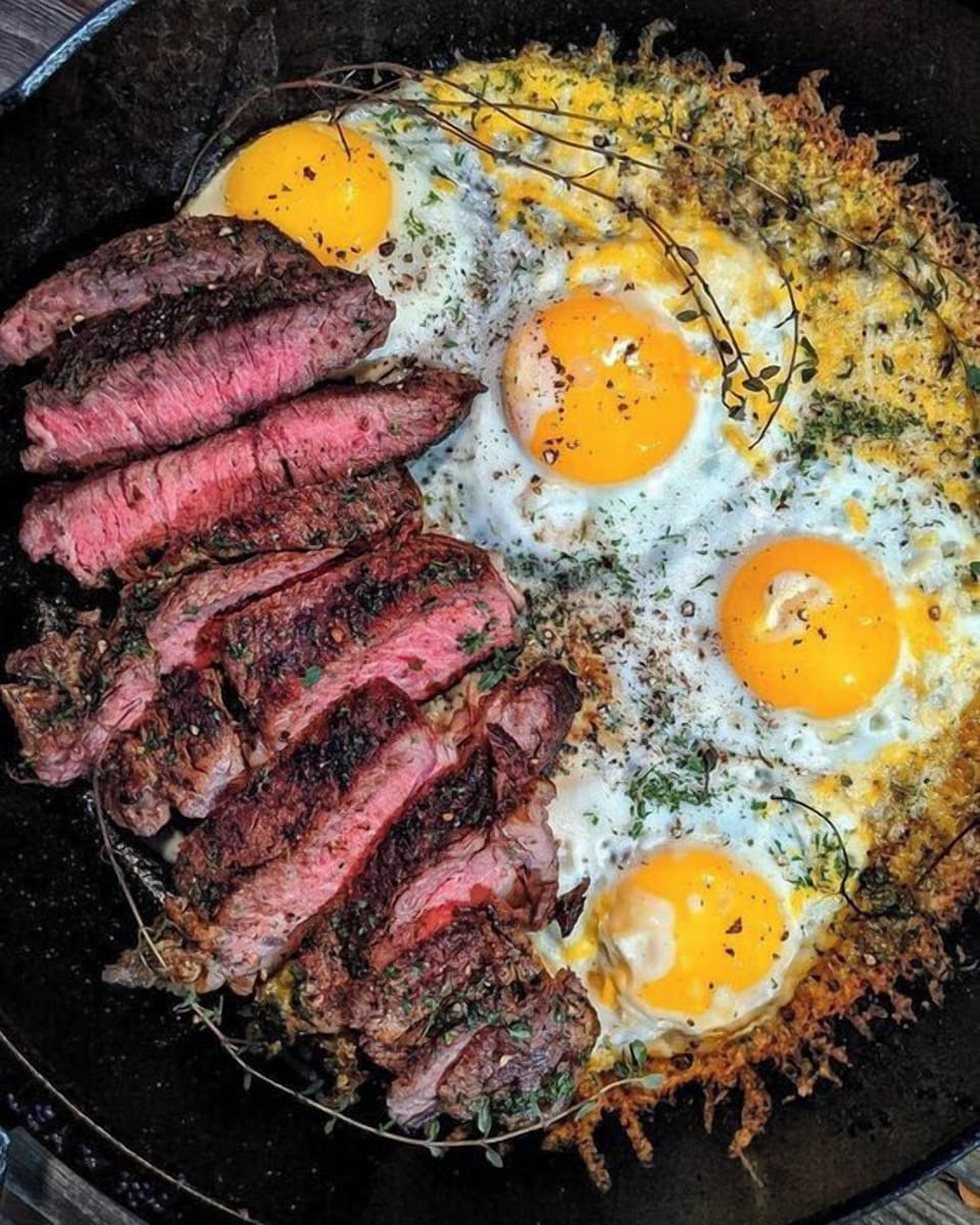 A hearty brunch keeps us going all day long