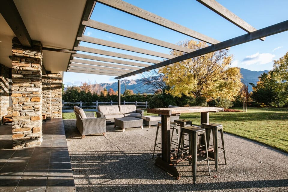 Outdoor seating area