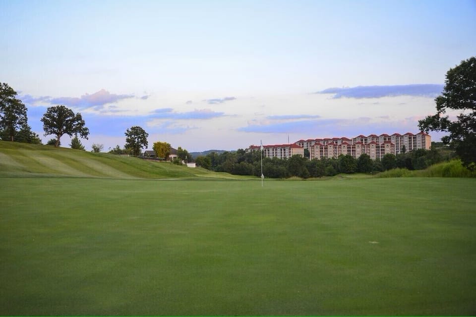 Golf Course right behind our building, you can watch golfers from 4 season room