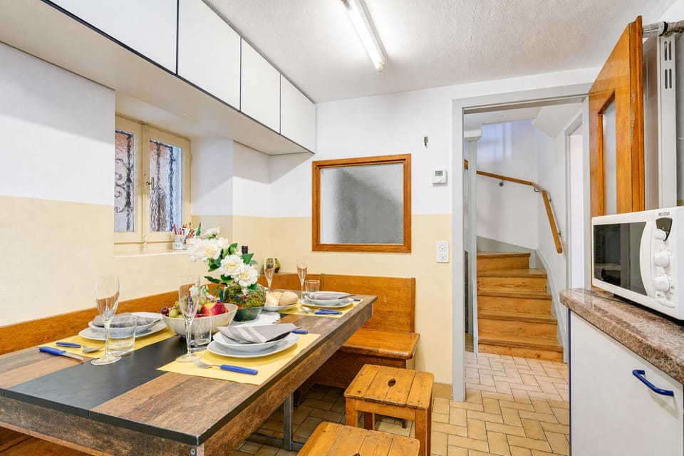 Kitchen and dining area