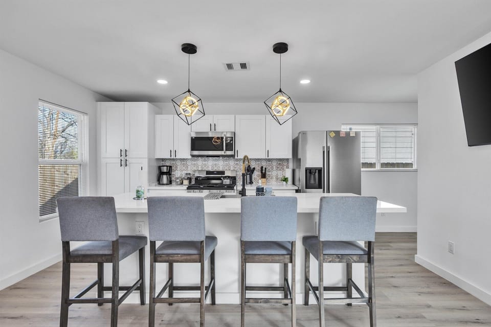 Four bar stools for your convenience!