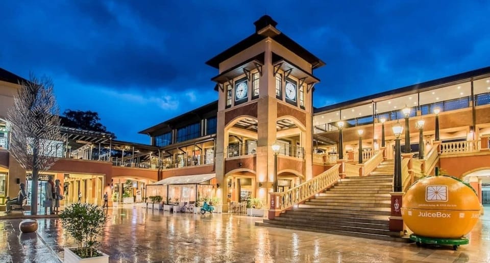 The Hub Mall in Karen. Its 10 minutes from the apartment 