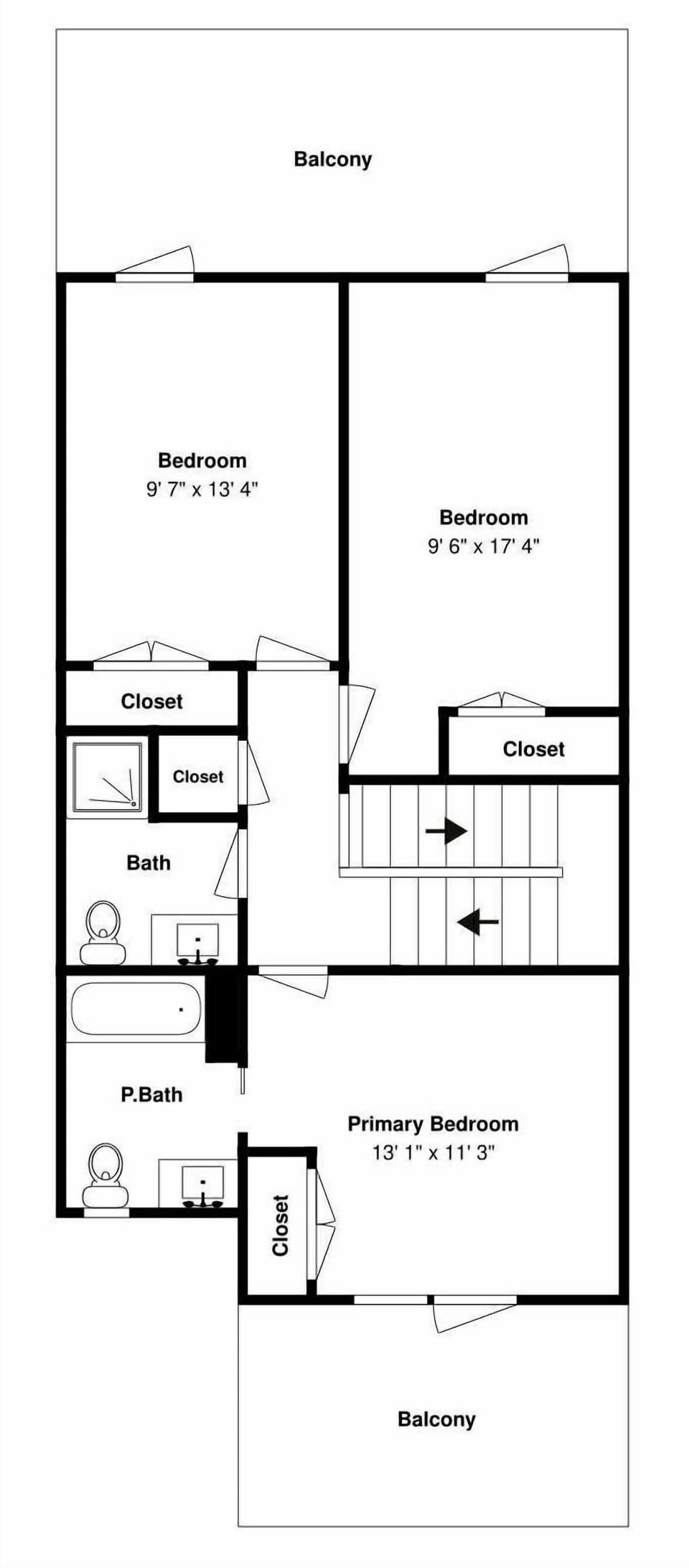 Second Floor Layout