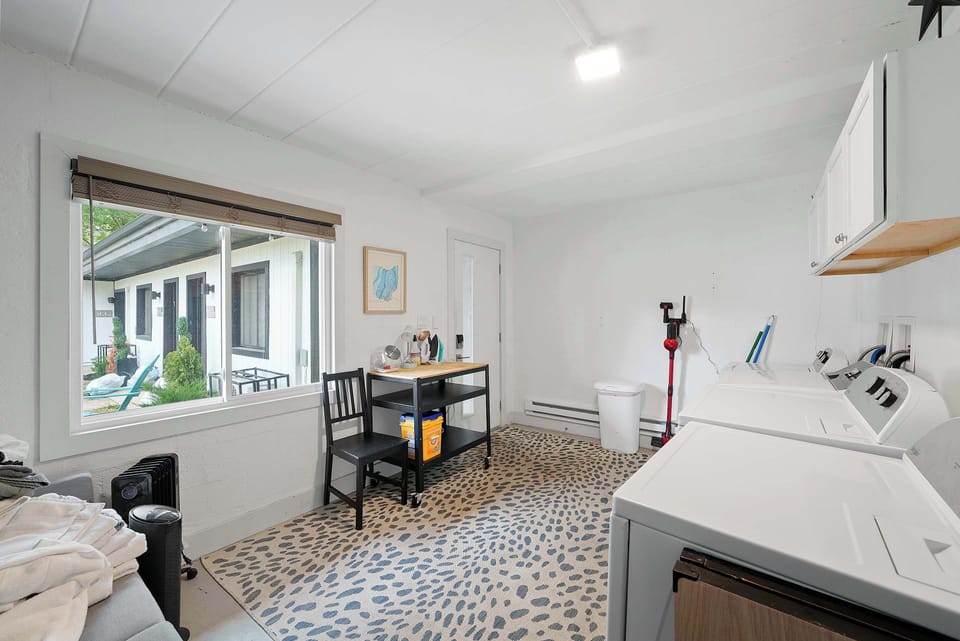 Complimentary communal laundry is available for your stay!​