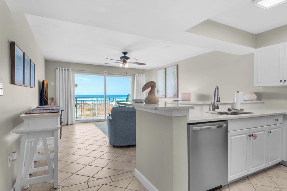 Kitchen and living space