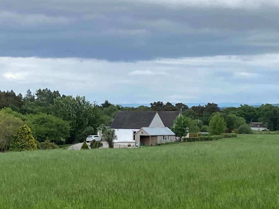 Surrounded by fields and woodlands