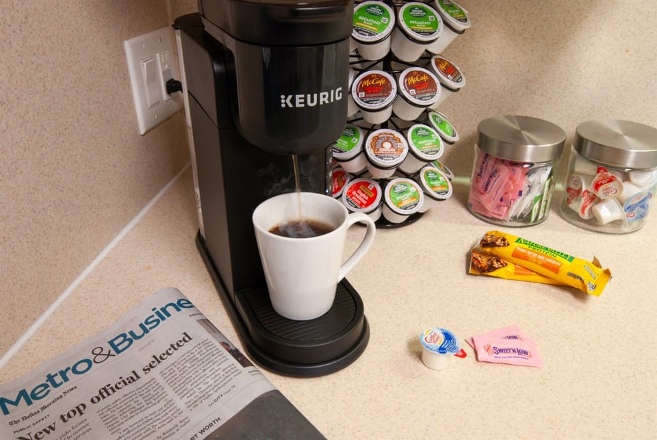 Fully stocked to start every morning.