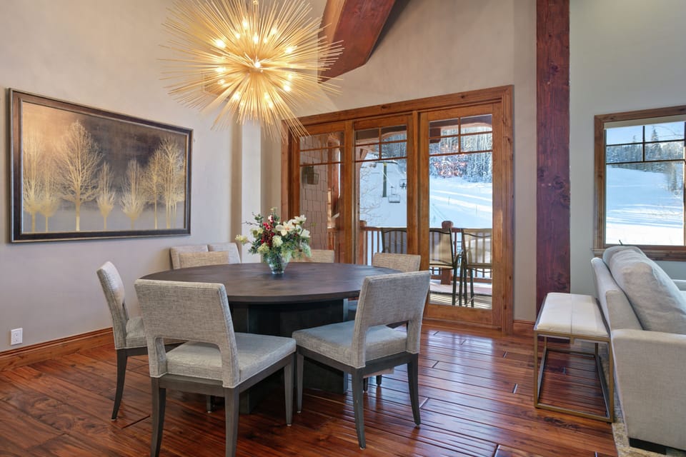 Hardwood, Floor, Flooring, Dining Room, Dining Table