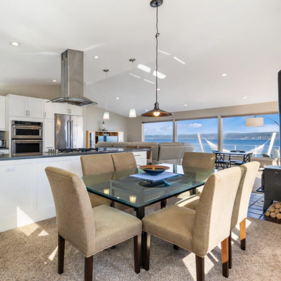 Dining room with a view