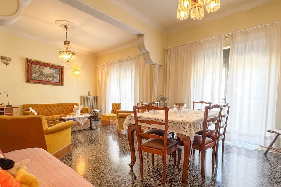 Dining and living area