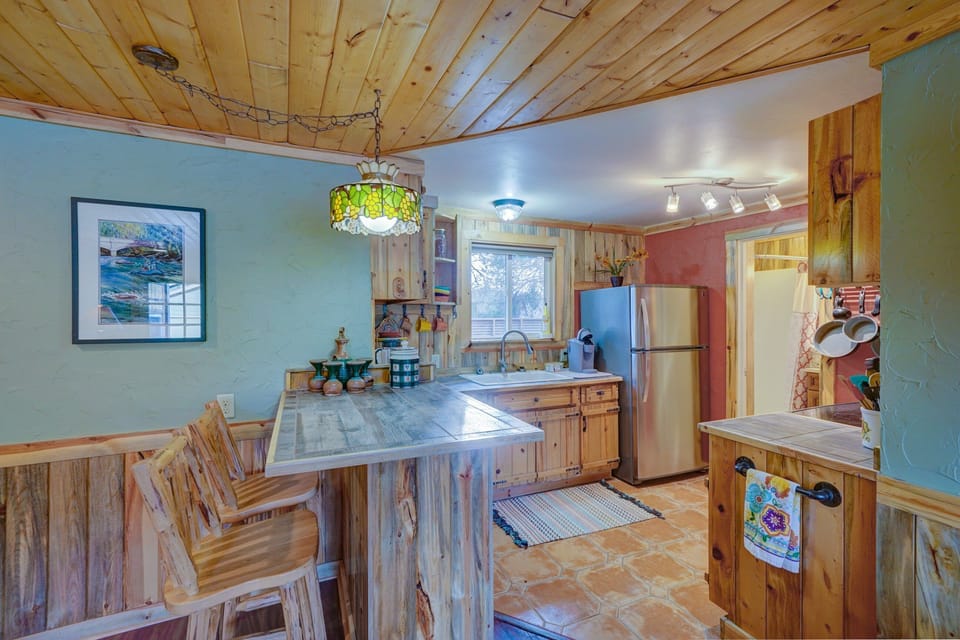 Breakfast nook attached to living area