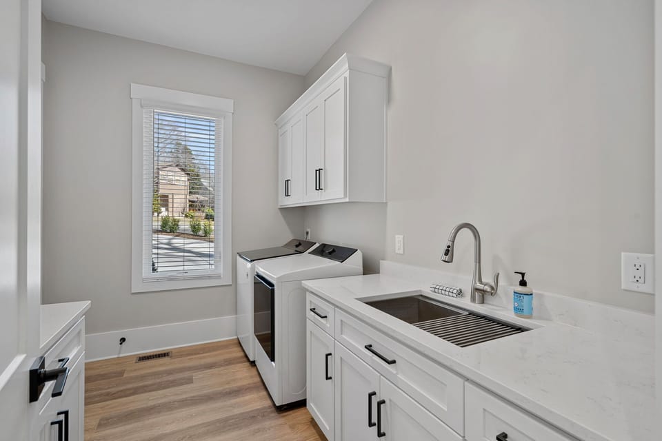 Main Level Laundry- ensuring all clothes come home clean!