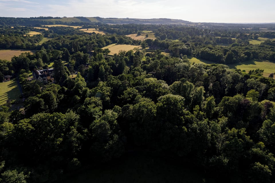 The surrounding countryside