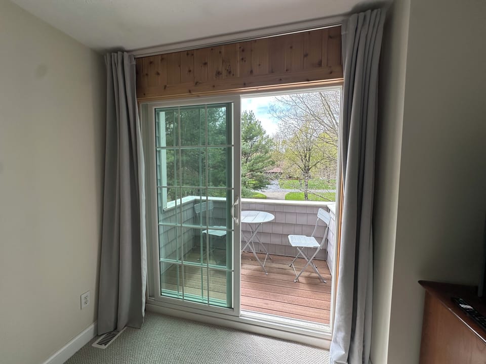 Private balcony off the Master bedroom.