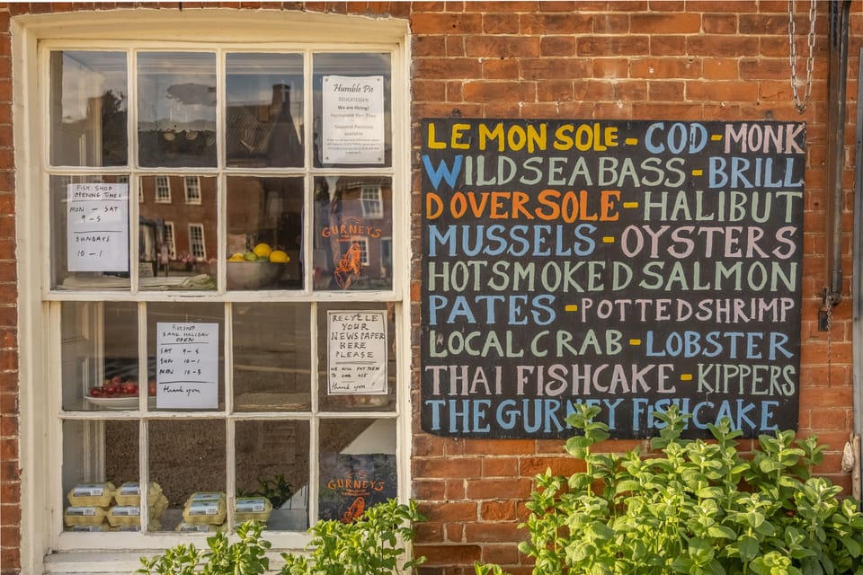 Windy Ridge: Gurney's Fish Shop is just one example of what Burnham Market offers