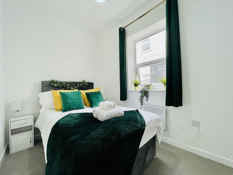 Comfortable, Modern Bedroom