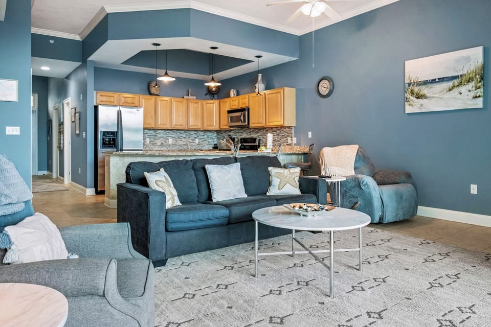 Living Area - Queen Sleeper Sofa