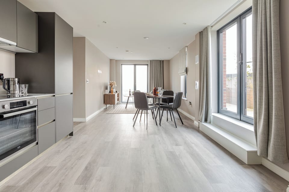 Kitchen / Dining / Living Area