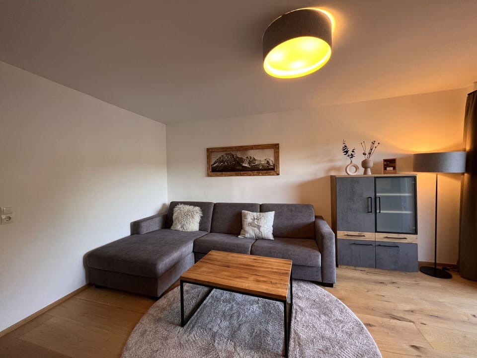 Furniture, Comfort, Wood, Interior Design, Living Room, Couch, Lighting, Building, Cabinetry, Table