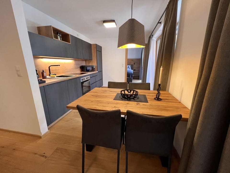 Cabinetry, Furniture, Countertop, Table, Building, Wood, Kitchen, Interior Design, Floor, House