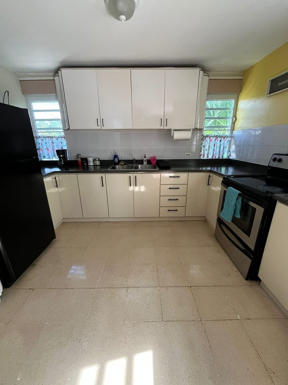 Kitchen with essential amenities 