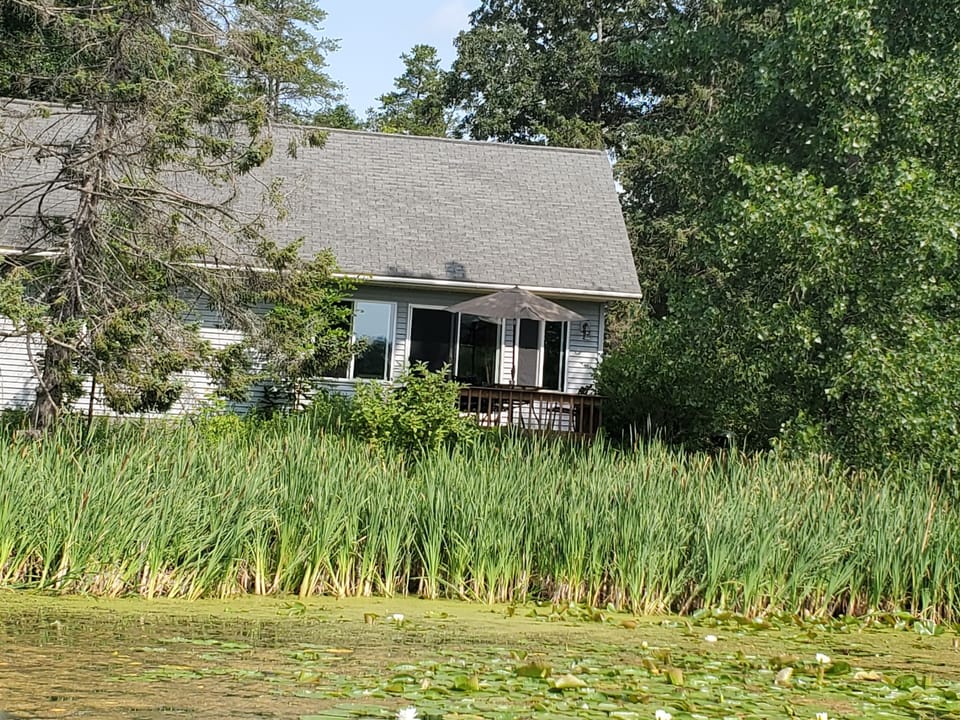 "Lake House" view from Hardy Lake