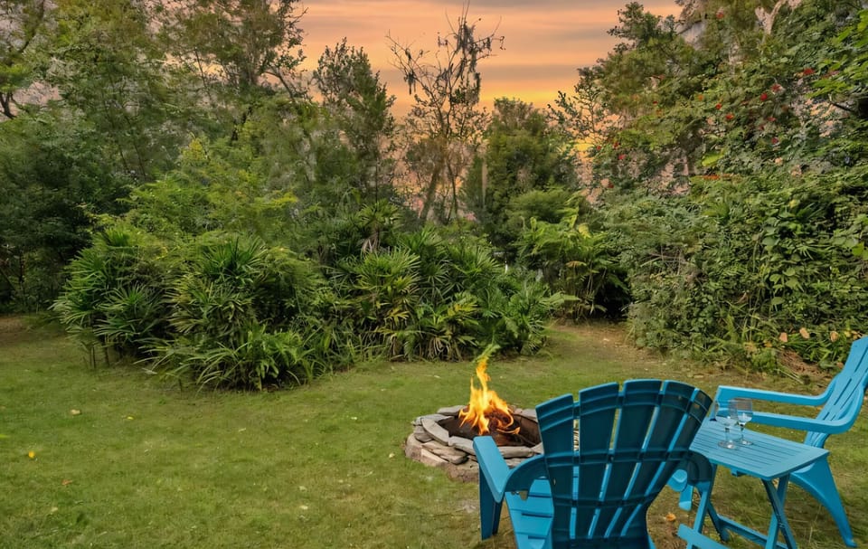 Garden Fire Pit Area