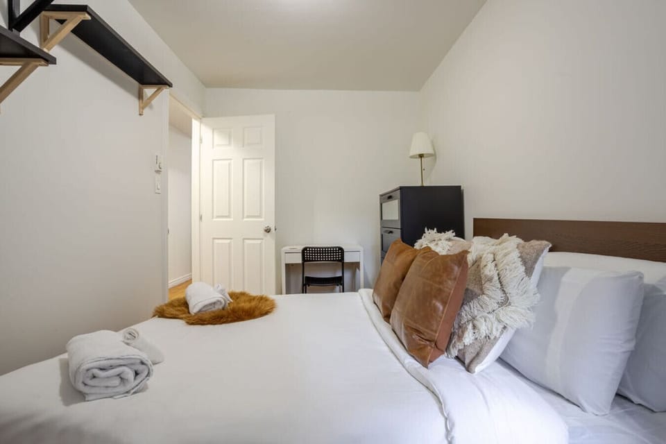 Bedroom #2 : Unwind in comfort with clean design and thoughtful decor.