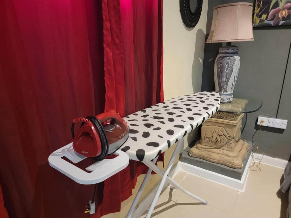 Iron and ironing boad