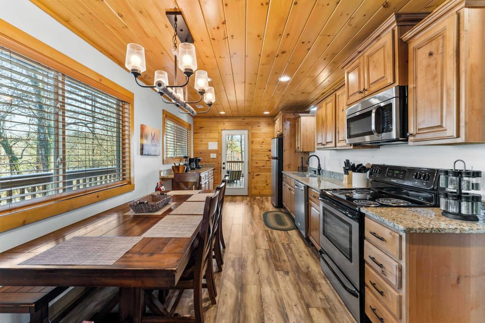 Prepare our favorite meals in the full kitchen 