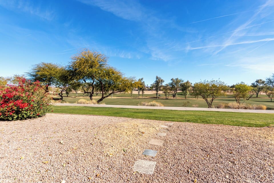 Walking trail and golf course!