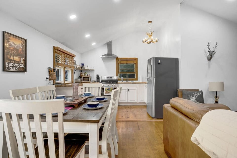 Cook your favorite meals in this bright and functional kitchen space.