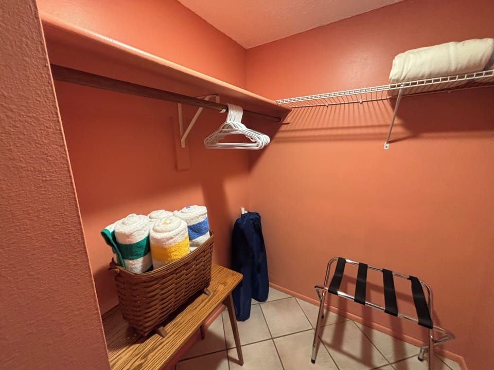 Primary closet