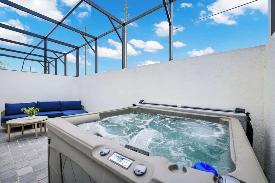 Relax and rejuvenate in your private hot tub – the ultimate vacation luxury.