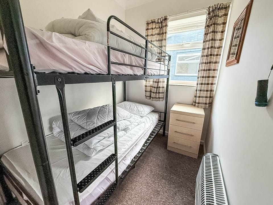 The bunk bed room adds a playful touch to the chalet and we are now taking bookings for 2026 Holidays.