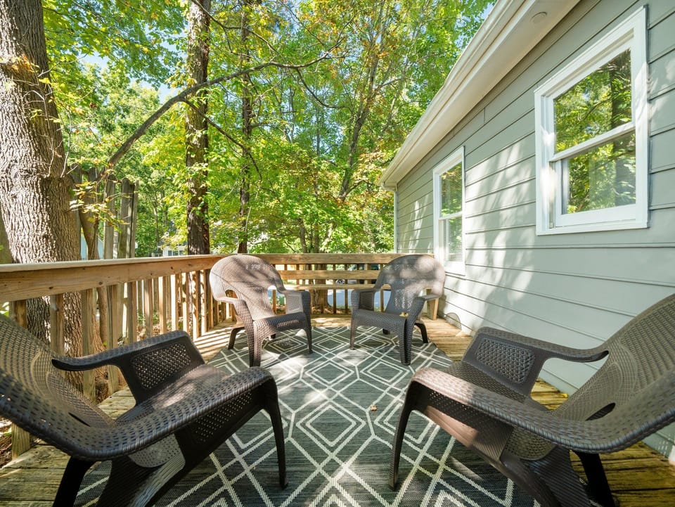 The space offers comfortable seating and a relaxing atmosphere.