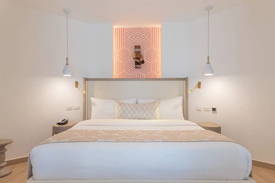Bedroom. Interior and views may vary based on location and availability