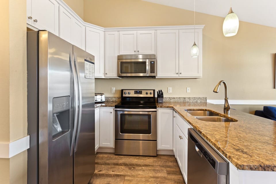 The modern Kitchen has everything you need to whip up a delicious meal that the whole family will enjoy.