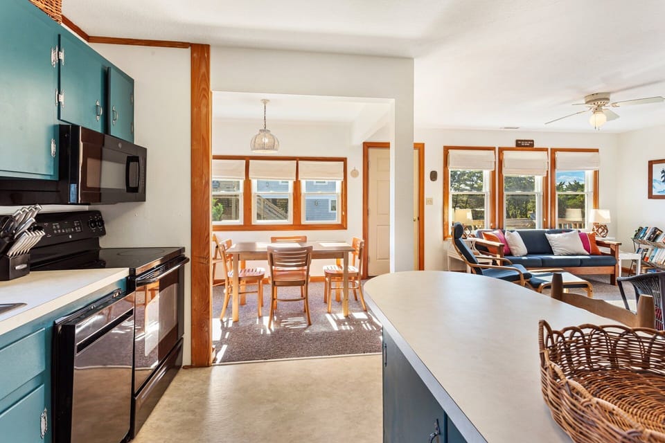 Enjoy brightly lit meals together as a family in the Dining Area.