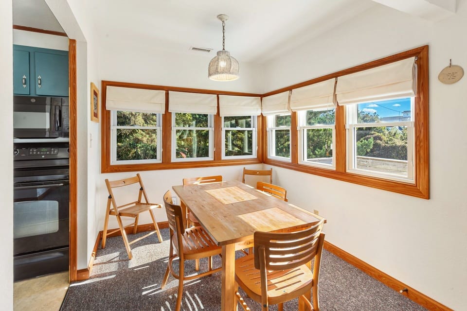 Enjoy brightly lit meals together as a family in the Dining Area.