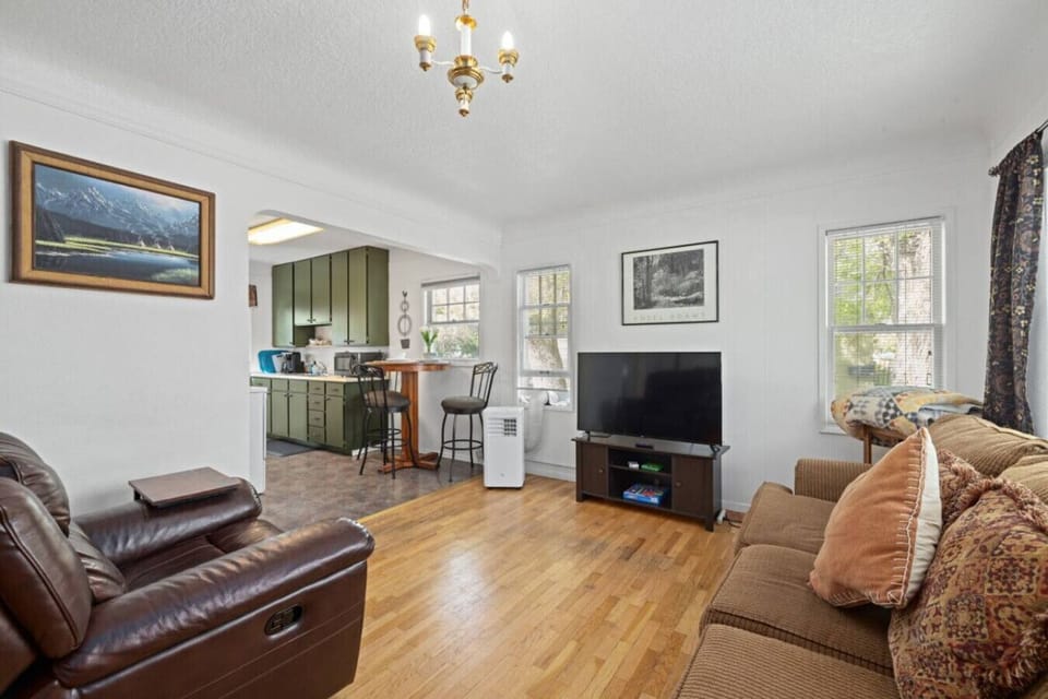 Living Room with sofa, recliner TV