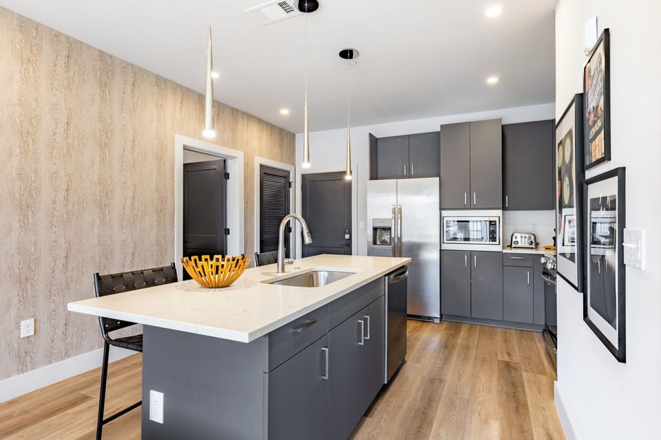 A gourmet kitchen for all your culinary adventures.