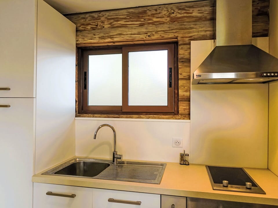 Interior Design, Kitchen, Countertop, Wall, Flooring, Wood, Cabinetry, Floor, Kitchen Appliance, Home