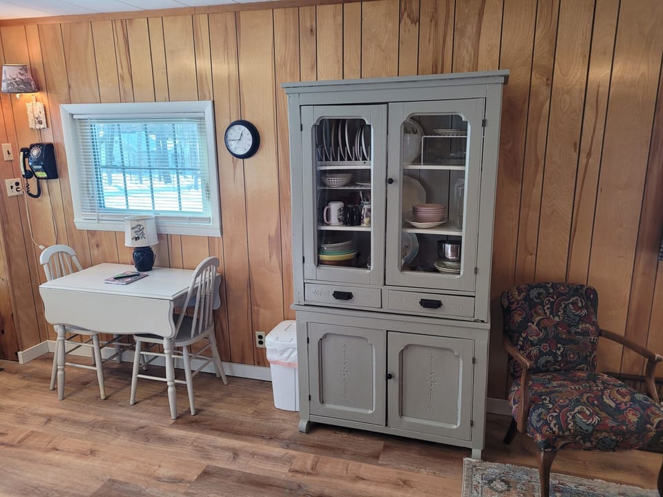 BREAKFAST TABLE:  There is a cute little 2-person breakfast table next to the kitchen.
