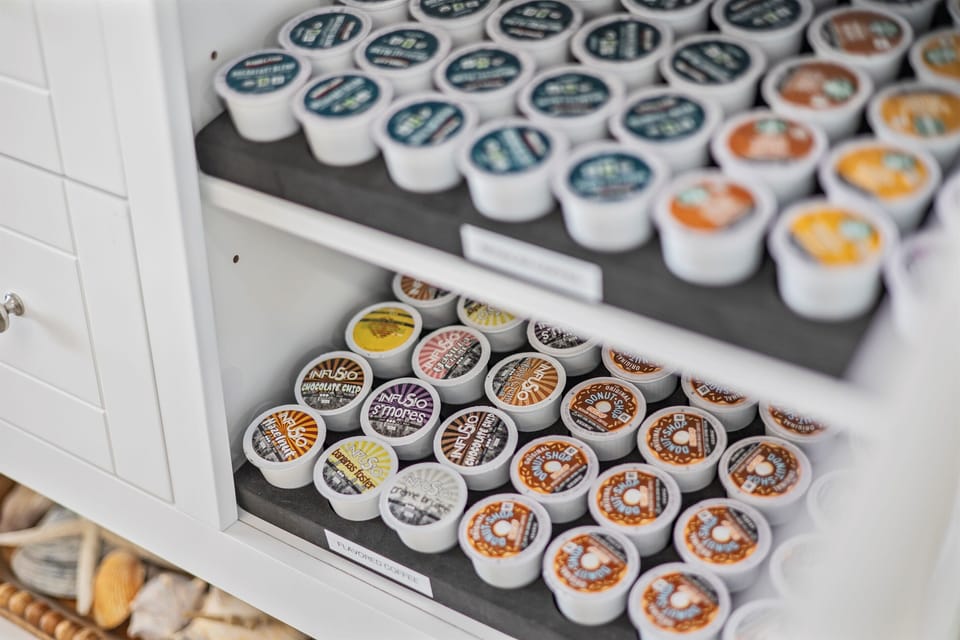Tons of k-cup options!