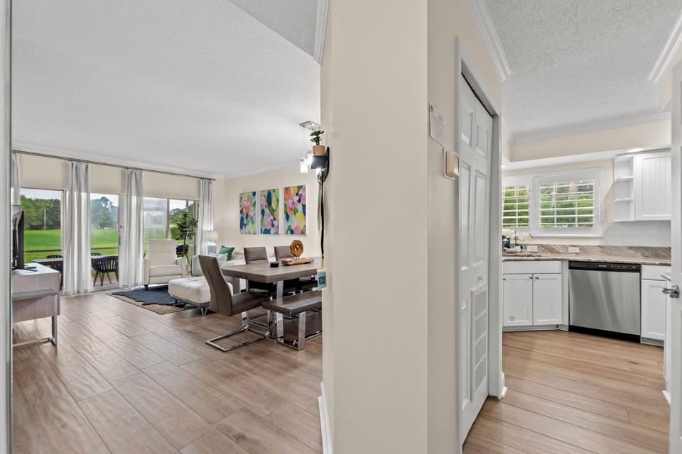 Kitchen & Dining & Living Areas
